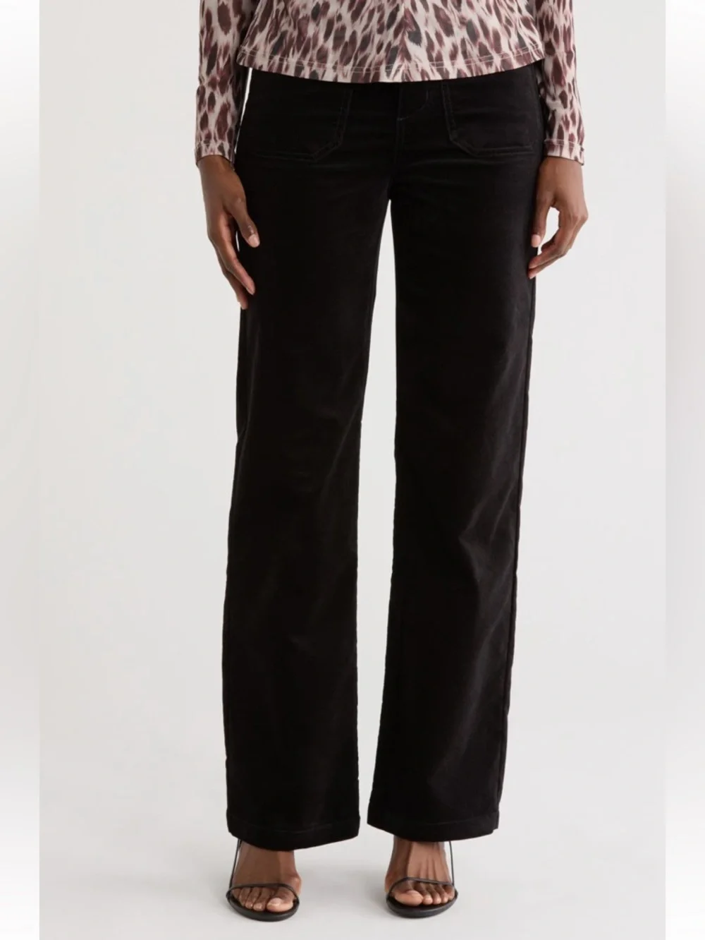Sanctuary Supernova Velvet Wide Leg Pant